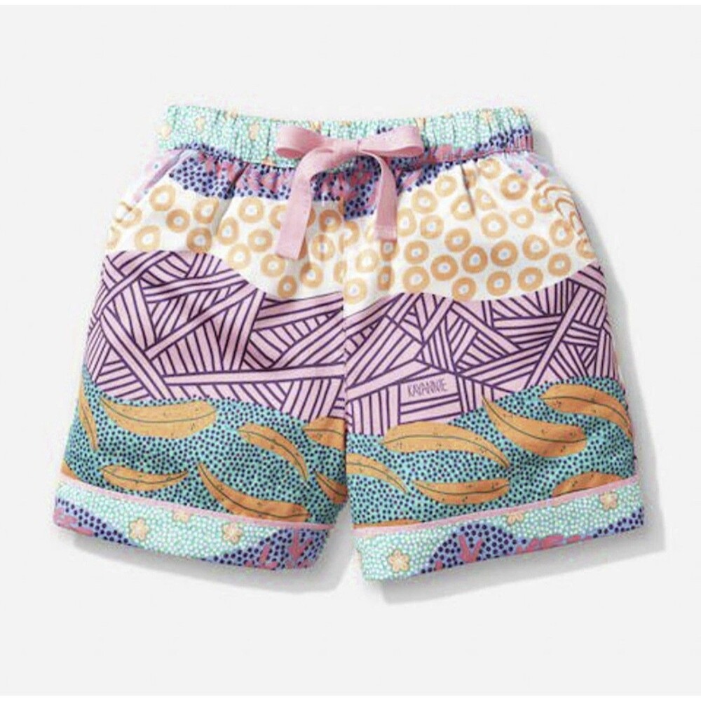 Peter Alexander Girls Junior Kayannie Pajama Bottoms Patchwork Abstract Tropical